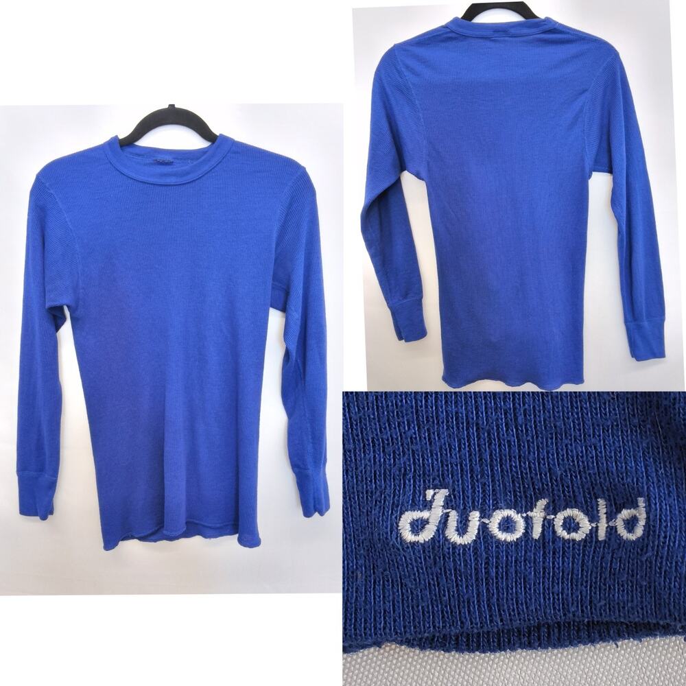 Duofold Baselayer Thermal Shirts Men's M Blue Lot Of 2 #W5037